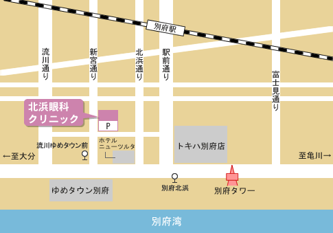 北浜クリニック地図